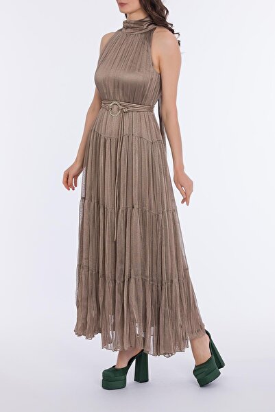 Qui Prive Crush Piliseli Elbise