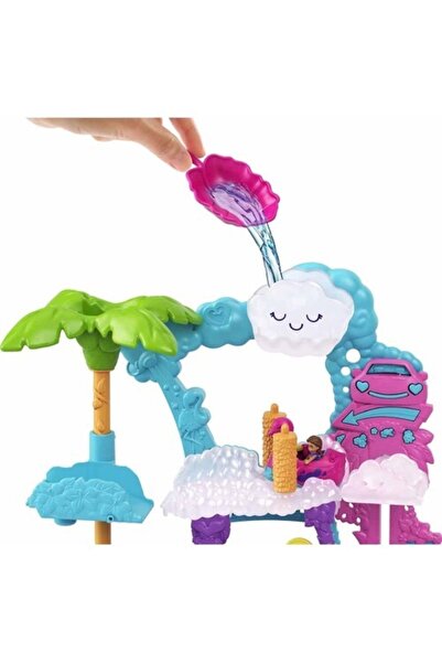 mattel Polly Pocket Flamingo Araba Su Eğlencesi Hhj05 Lisanslı Ürün