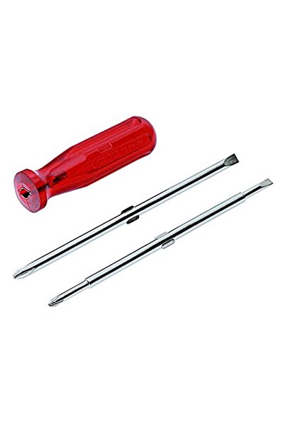 İzeltaş 4240007102 Değişken Uçlu Tornavida Seti, Kırmızı, Değişken