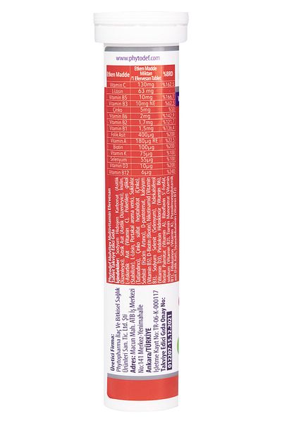 Phytodef Mulvitex Multivitamin Effervescent Tablet - 20 Pieces