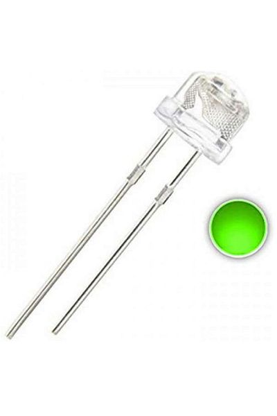 Arduino Mushroom Led Green 4.8mm 1000 Pieces