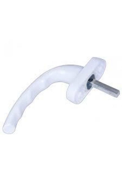 FLAŞ Original Fırat Window Handle (White) Plastic 2 Pieces