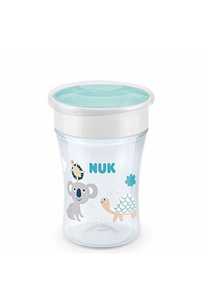 Nuk Magic Cup Drink Learning Cup, Leak Proof, 360 °   Drinking Edge, 8+ Months, Bpa Free, 230 Ml, Koal