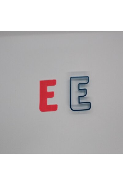 AGN STORE Letter E Polycarbonate Kopat Cookie Mold