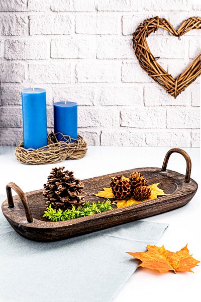 Bambum Suitcase - Oval Large Tray with Handles