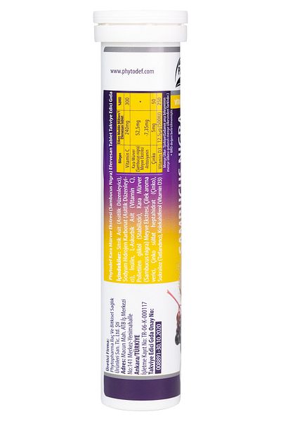 Phytodef Sambucus Nigra Effervescent Tablet - 20 Pieces