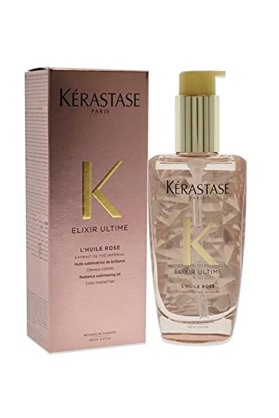 Kerastase Elixir Ultime Boyalı Saçlar Için Parlaklık Yağı - L'huile Rose 100 ml