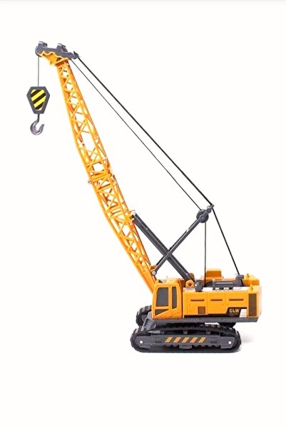 Şeker Adası Kule Vinç Excavator 35 Cm Paletli Oynar Gövdeli Oyuncak Ekskavatö...