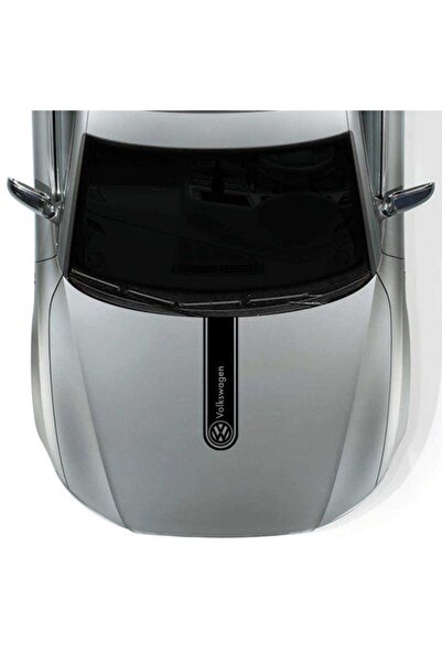 Asilmeydan Volkswagen Kaput Şerit Sticker Vw Logolu Kaput Şerit Oto Sticker, ...