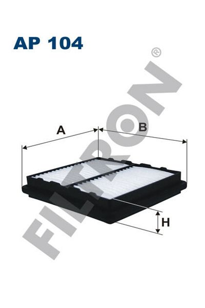 Filtron Honda Civic V Hb 1.5 I 16V - 9-95, 1.6 Vti 16V 91-95, Civic V Coupe 1.6 I Vtec 96-00 Air Filter