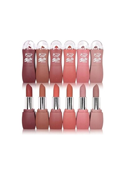 Roesıa Rose Cosmetics Miss You 6 Lı Kuru Ruj Serisi