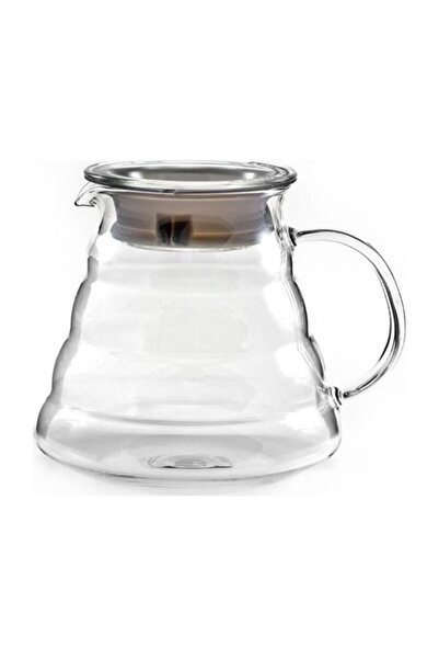 ALOHA إبريق قهوة V60 سعة 600 مل، تصميم أبيض أنيق وعملي