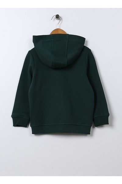 U.S. Polo Assn. Plain Boy's Green Sweatshirt Jaxsk022