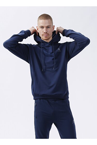 lumberjack Чорна чоловіча кофта з капюшоном W M-sn73 Basıc Hoodıe