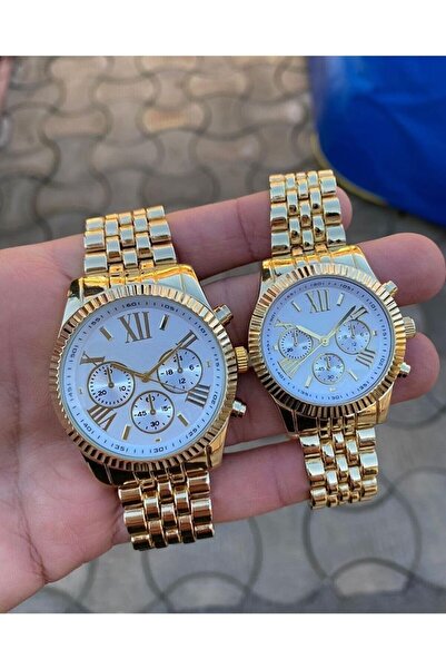 İSTLİV Couple Watch"/ " Dear Watches " Steel Case Wristwatch