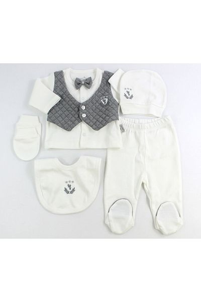 Tafyy Quilted Baby Boy Set of 5 Newborns