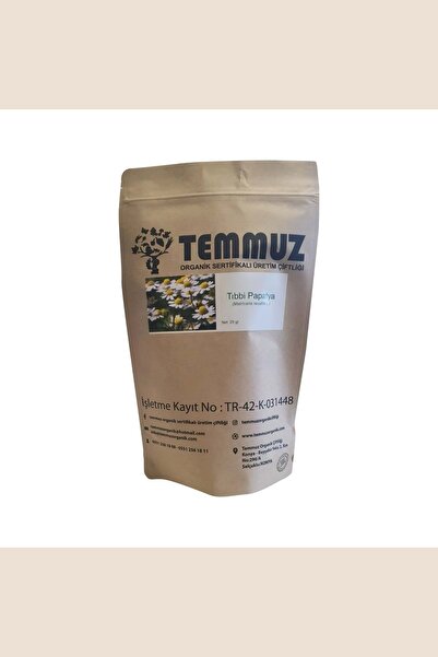 TEMMUZ ORGANİK Tıbbı Papatya 25 gr Çayı