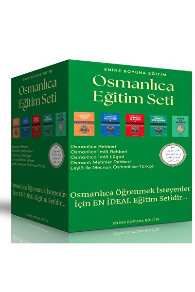 Enine Boyuna Eğitim Osmanlıca Öğreten Eğitim Seti (5 Süper Kitap)