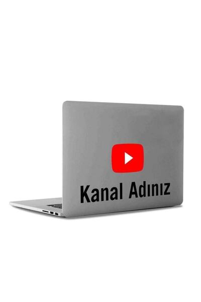 Asilmeydan Youtuber Kişiye Özel Kanal Isminiz Mac Book Laptop Sticker, Etiket...
