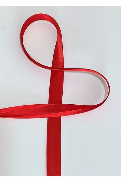 Nazarone Satin Piping (Ribbon) Red 2cm 25 Meters.