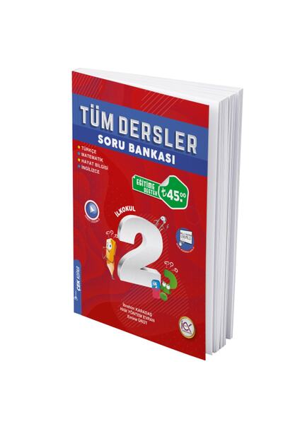 İlk Önce Yayıncılık 2. Sınıf Tüm Dersler Soru Bankası 2023