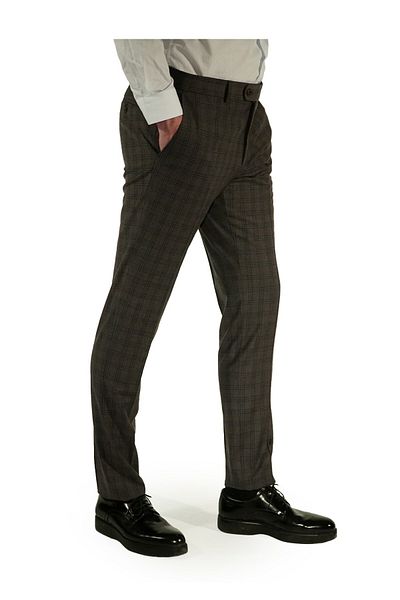 İgs Ανδρικό παντελόνι σε μπεζ Slim Fit