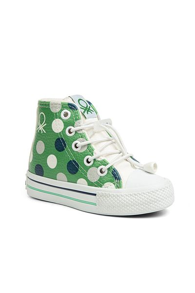 Benetton ®| Bn-30808- 3394 Navy Blue Green - Children's Sneakers