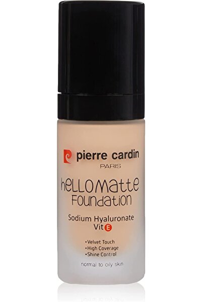Pierre Cardin Hello Matte Yüksek Kapatıcı Etkili Mat Fondöten (medium Beige)