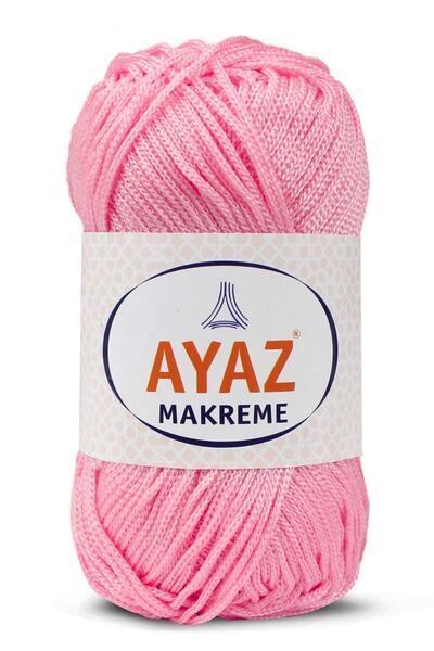 Ayaz Makreme 1229 Şeker Pembe | Makrome Ipi | Macrame Yarn