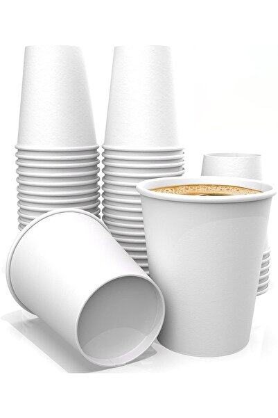 maycup White 7 oz Cardboard Cup - 1000 Pieces