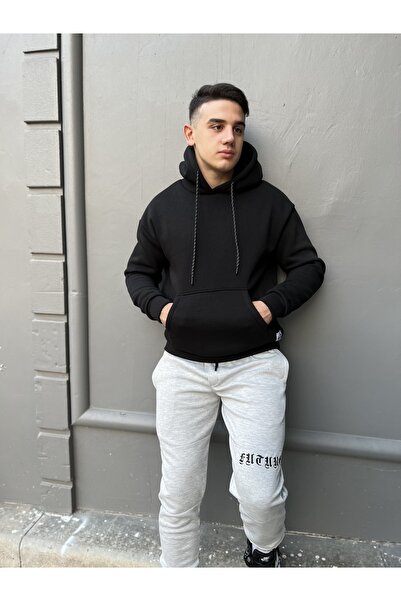 Polviton Oversize Sweatshirt - Thick and Raised 3 String Fabric