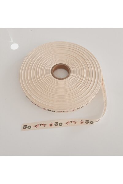 fundahobi Keten Kurdele-kuş Motif