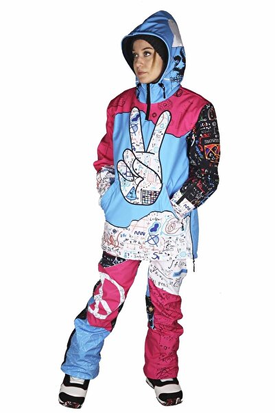 SNOWSEA Peace Tasarım Kayak Ve Snowboard Takımı Ss7797