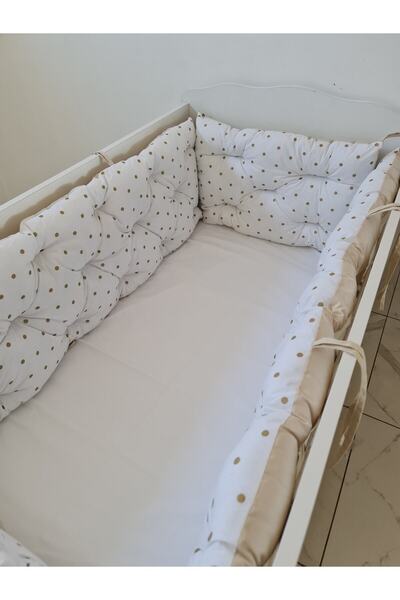 babynestdunyasi 70x130 Reversible Crib Edge Protection + Snake Pillow