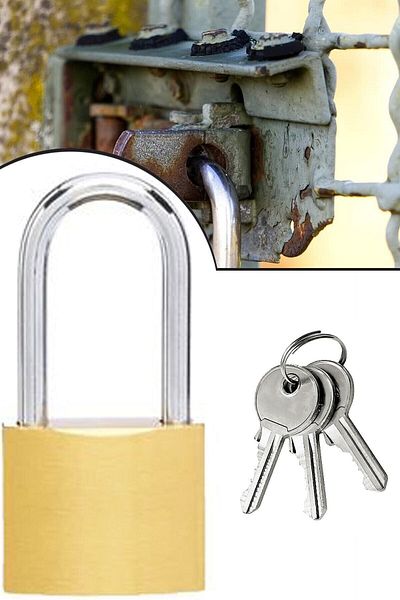 YÜKSELİNSAATYAPIMARKET Long Padlock 38 Mm