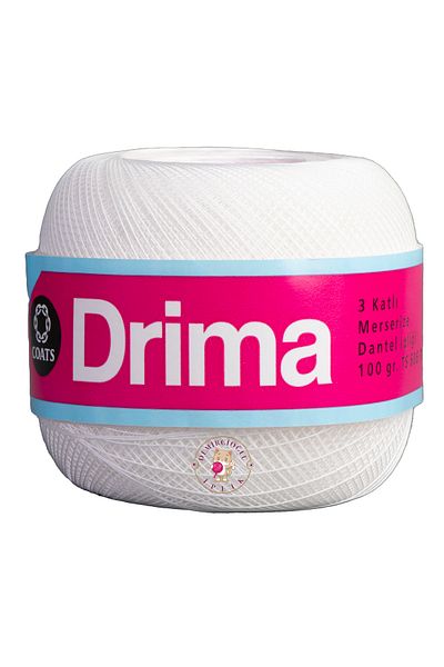 Drima Νήματα δαντέλας 60 Νο: Χιονάτη