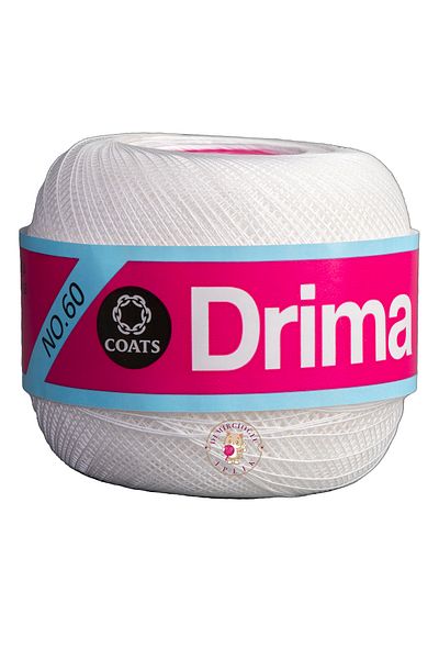 Drima Νήματα δαντέλας 60 Νο: Χιονάτη