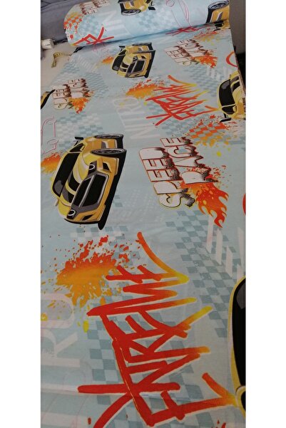 zambaktekstil Tek Kişilik Arabalı Nevresim Takımı