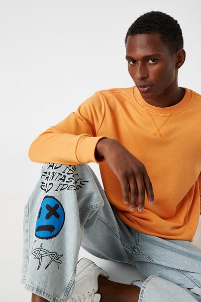 Koton Sweatshirt mit Rundhalsausschnitt – Basic-Modell