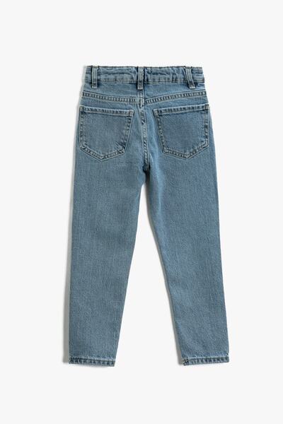 Koton Girl's Light Indigo Jeans 3WKG40019AD