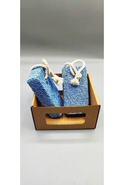 aktürk osmanli sabuni Mavi Renkte Topuk Taşı 2 Adet