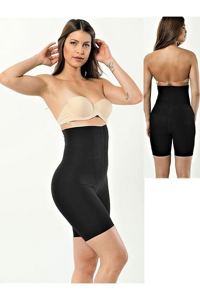 Pyjama Familya Corset lung pentru femei, fără sudură, tăiat cu laser, cu talie înaltă, 2007