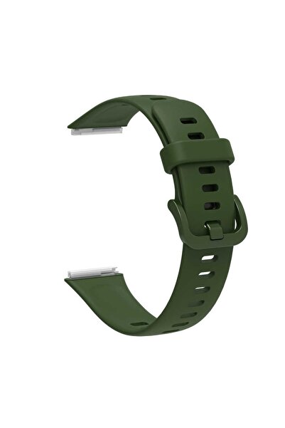 Fibaks Huawei Band 7 Compatible A+ Quality Colorful Silicone Cord Strap Bracelet with Clip