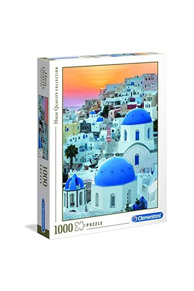 CLEMENTONI - 1000 Piece Adult Puzzle - Santorini