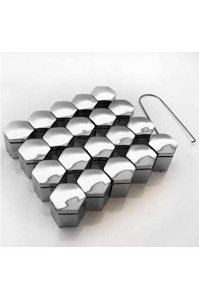 KARA AUTO Honda Civic 19mm Krom Bijon Kapağı Seti 20 Adet