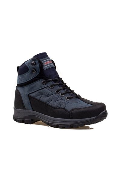 m2s Unisex Μπλε Πεζοπορικά Μποτάκια από Μαλλί
