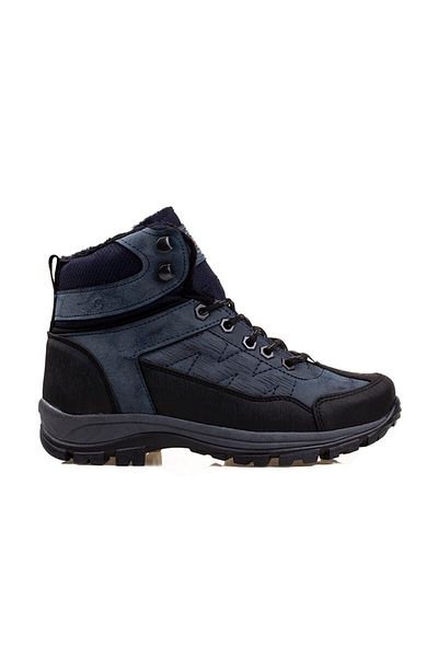m2s Unisex Μπλε Πεζοπορικά Μποτάκια από Μαλλί