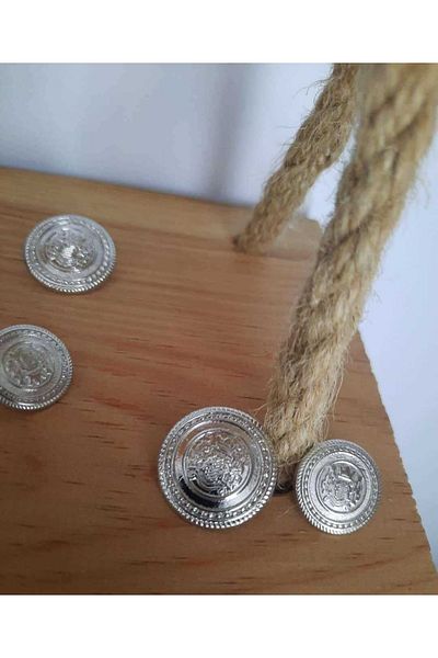 İMREN AKSESUAR Button Metal Blazer Jacket Button Set Free Nickel Plated
