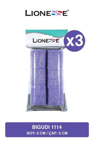 Lionesse Velcro Curler 1114 X3