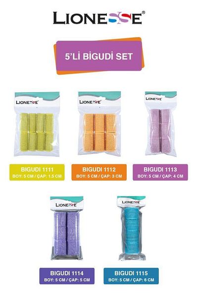 Lionesse Velcro Curler 1111-1112-1113-1114-1115